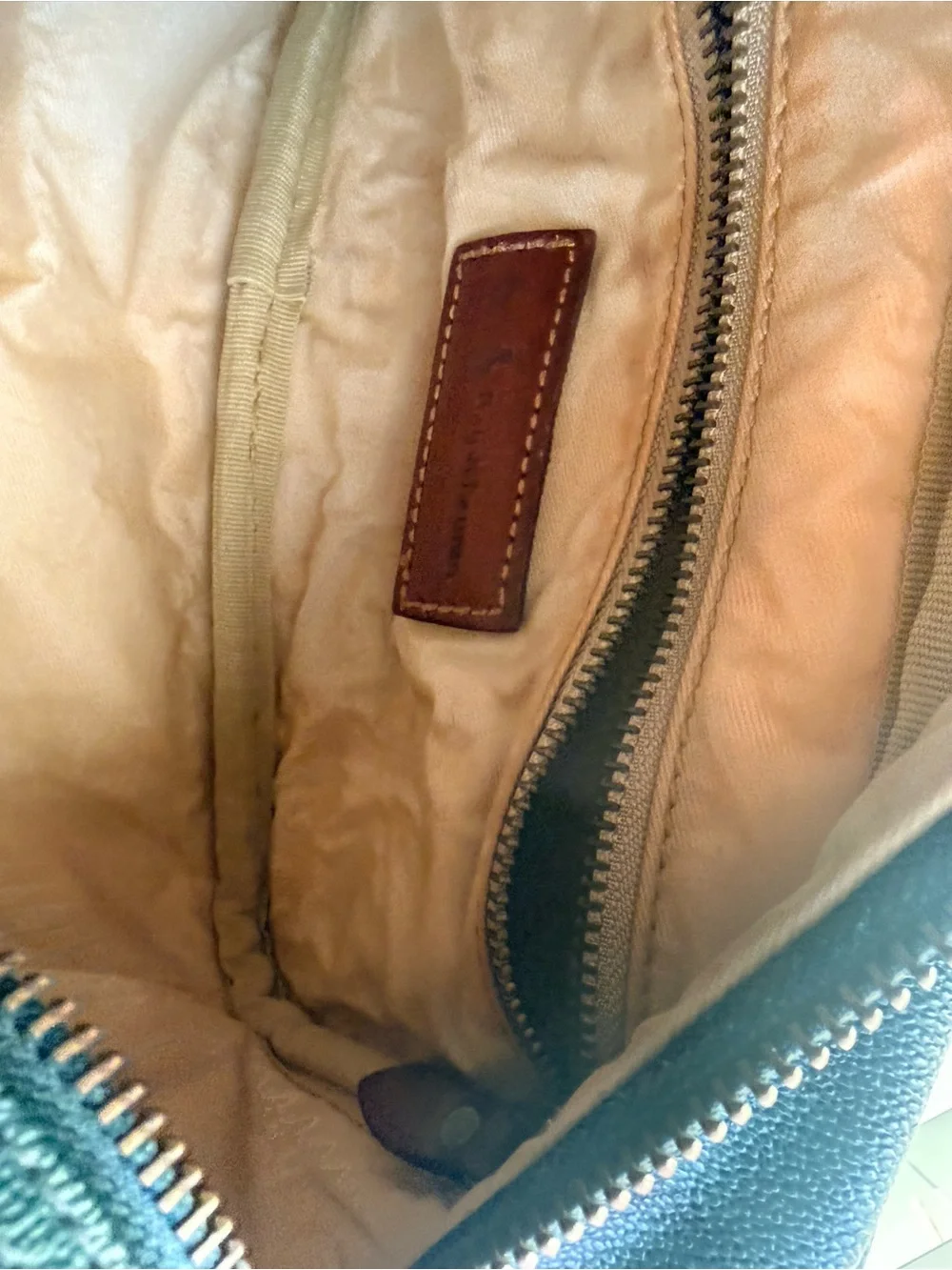 Polo Ralph Lauren Vintage Blackwatch Plaid Toiletry Bag / Dopp Kit